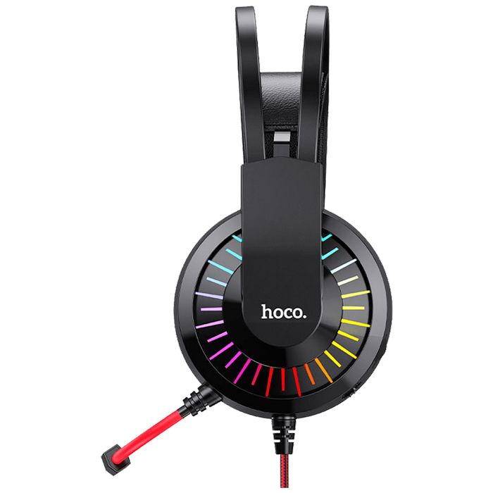 hoco. Slušalice sa mikrofonom, gaming, 3.5 mm / USB, LED - W105 Joyful