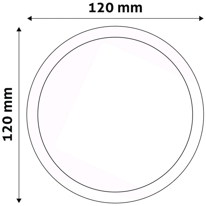 Avide Plafonjera LED, ugradna, 6W, 420 lm, 4000K, IP20 - ACRPNW-R-6W-ALU