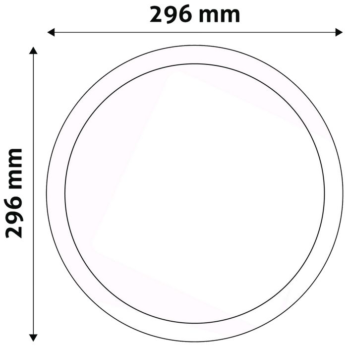 Avide Plafonjera LED, ugradna, 24W, 2000 lm, 4000K, IP20 - ACRPNW-R-24W-ALU