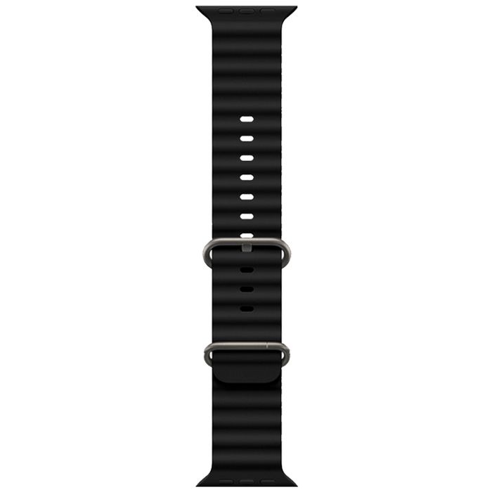 hoco. Silikonski remen za iWatch, 42/44/45/49mm, crna - iWatch WA12 Black