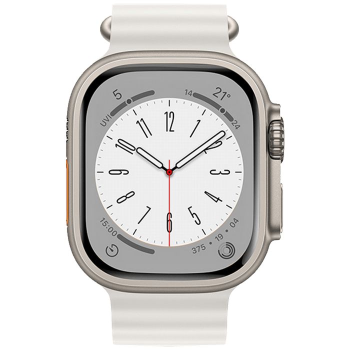 hoco. Silikonski remen za iWatch, 42/44/45/49mm, bijela - iWatch WA12 White