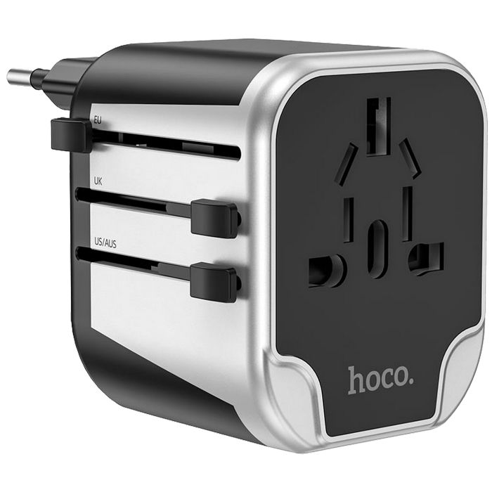 hoco. Punjač kučni, univerzalni, EU/UK/US/AU, 2 x USB,2.4 A - AC5 Level