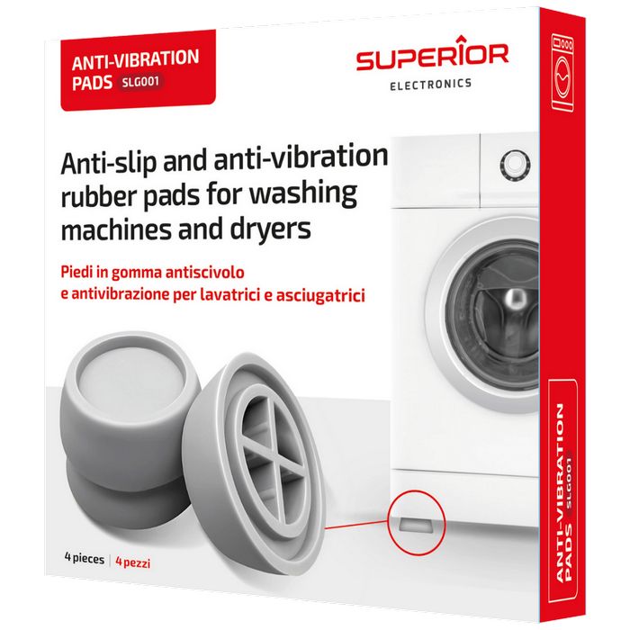 Superior Antivibracijske nogice za perilicu rublja, set 4 komada - SUPSLG001