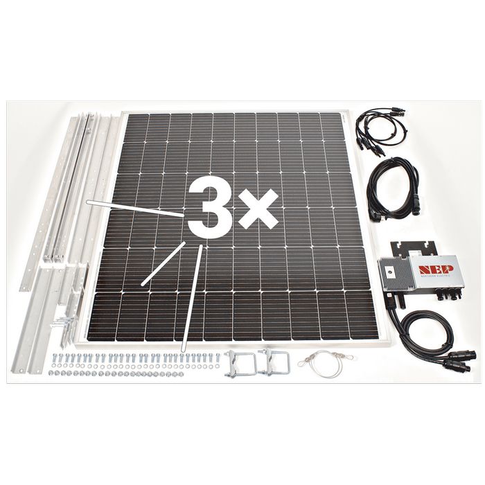 TS Power Solarni panel za balkon, set, 600W - TS Power PnP 6.0