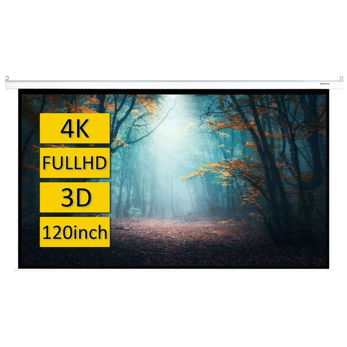 Overmax Platno za projektor sa motorom, 120", 266 x 149 cm - OV-Automatic Screen 120