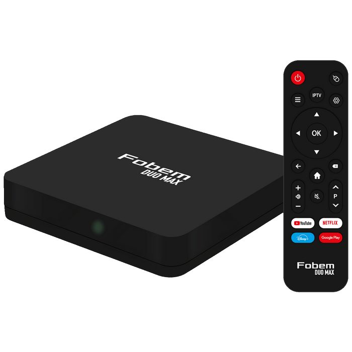 Fobem Prijemnik IPTV@Android, 4K, 2GB/32GB, WiFi 2.4/5GHz - Duo Max