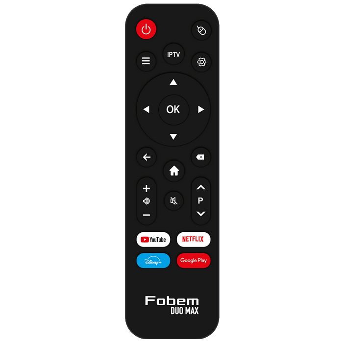 Fobem Prijemnik IPTV@Android, 4K, 2GB/32GB, WiFi 2.4/5GHz - Duo Max