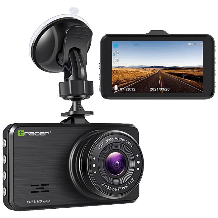 Tracer Auto kamera, 2 Mpixel, FullHD, microSD, G-senzor - 3.0S FHD CAPRI DASH CAM