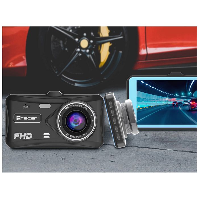 Tracer Auto kamera, 2 Mpxiel, 4" LCD, FullHD, microSD, G-senzor - 4TS FHD CRUX DASH CAM
