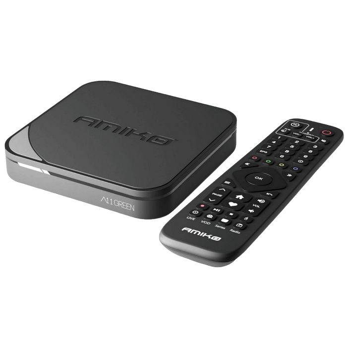 Amiko Prijemnik IPTV, Android OS , 2/16GB, 4K, WiFi, Bluetooth - A11 GREEN