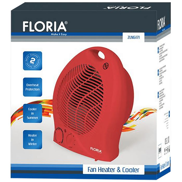 Floria Grijalica sa ventilatorom, 2000 W, bijela - ZLN6171/WH