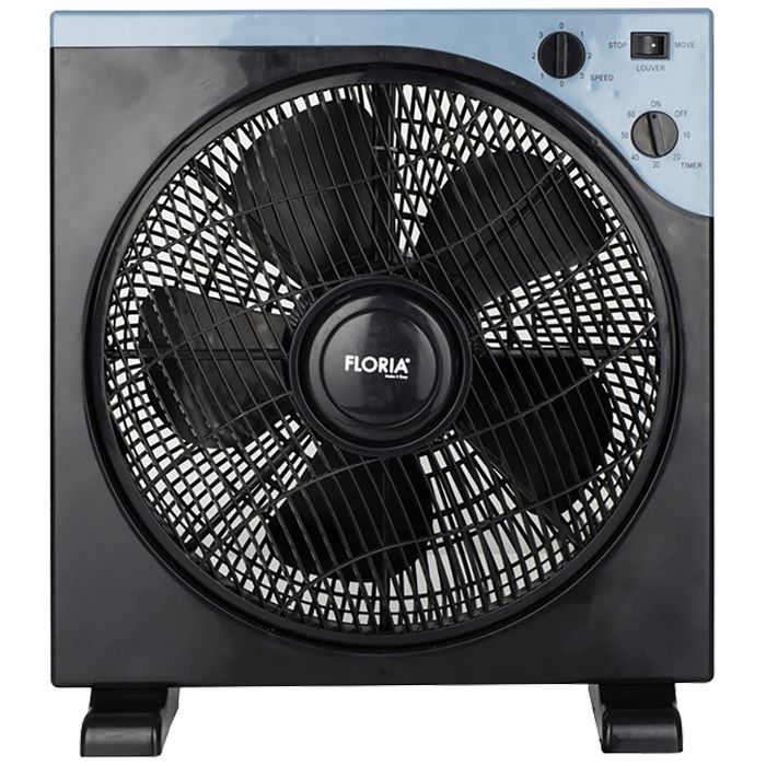 Floria Ventilator, podni, promjer 30 cm, timer, 40 W, crni - ZLN2355