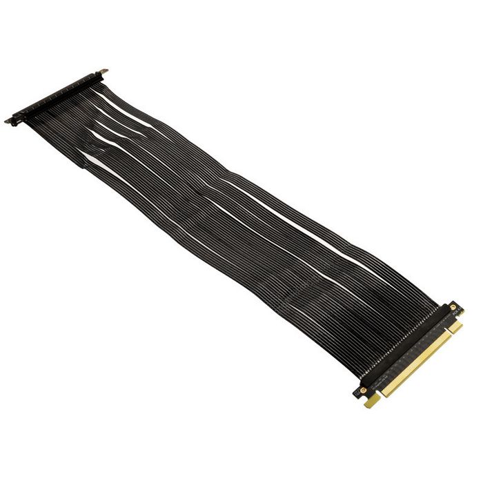 Ssupd riser ribbon cable - PCIe 4.0, 430mm, black G89.PI4L43FR.00