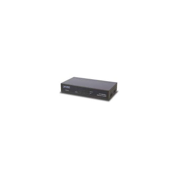 PLANET preklopnik (Switch) 8-port 10/100Mbps (Metal)
