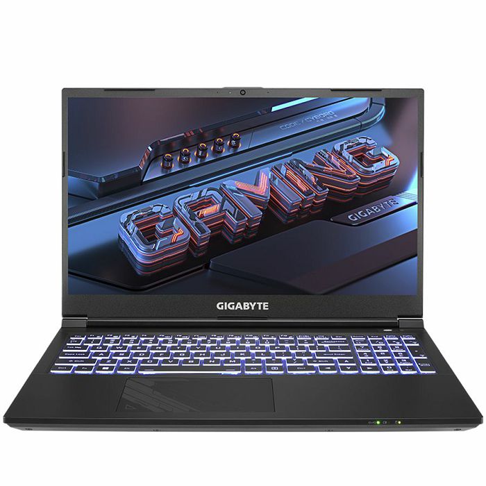 GIGABYTE Notebook G5 KF 15.6in (1920x1080@144Hz) IPS, Intel Core i5-12500H, 16GB (2x8GB) DDR4 3200MHz, 512GB M.2 Gen4 SSD, NVIDIA GeForce RTX 4060 8GB, AX201 WiFi/BT, Backlit keyboard, Win11P