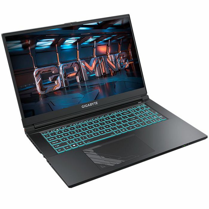 GIGABYTE Notebook G7 MF 17.3in (1920x1080@144Hz) IPS, Intel Core i5-12500H, 16GB (2x8GB) DDR4 3200MHz, 512GB M.2 Gen4 SSD, NVIDIA GeForce RTX 4050 6GB, AX201 WiFi/BT, Backlit keyboard, no OS