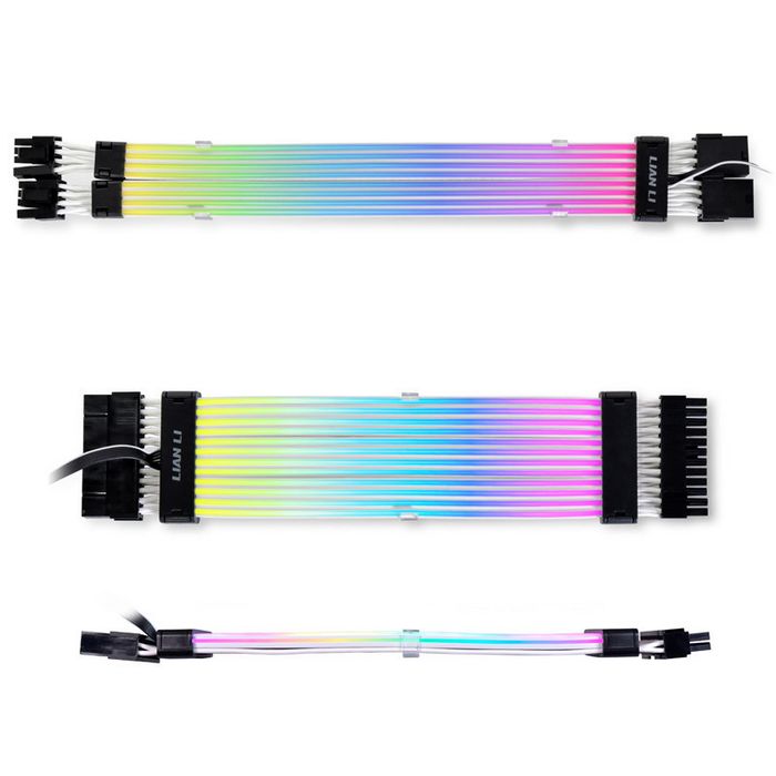 Lian Li Strimer Rgb Mainboardkabel Rgb Pcie Vga Stromkabel Lian Li Strimer Plus V2 RGB Mainboardkabel + RGB PCIe VGA-Stromkabel V