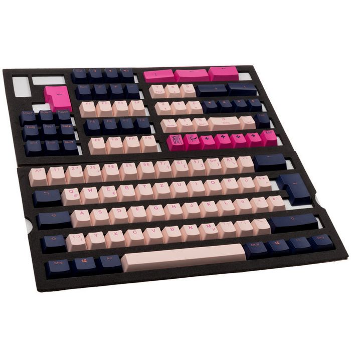 Ducky PBT Double-Shot Keycap Set Fuji - DE Layout DKSA109-DEPDFUPBOO1