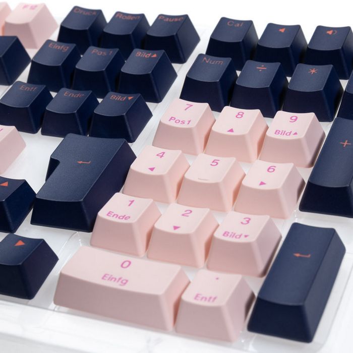 Ducky PBT Double-Shot Keycap Set Fuji - DE Layout DKSA109-DEPDFUPBOO1