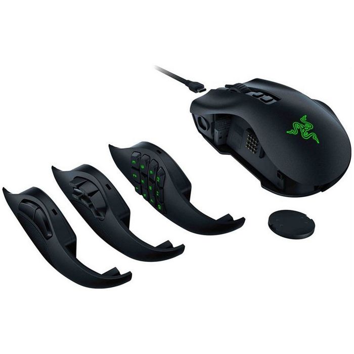 Razer Naga V2 Pro Gaming Mouse USB/Bluetooth - black RZ01-04400100-R3G1