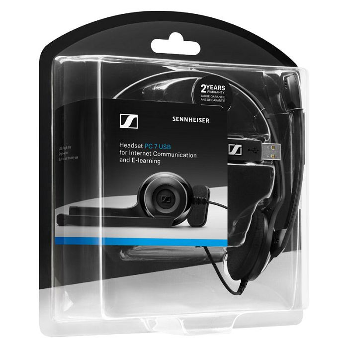 SENNHEISER PC 7 USB Mono Chat-Headset 504196