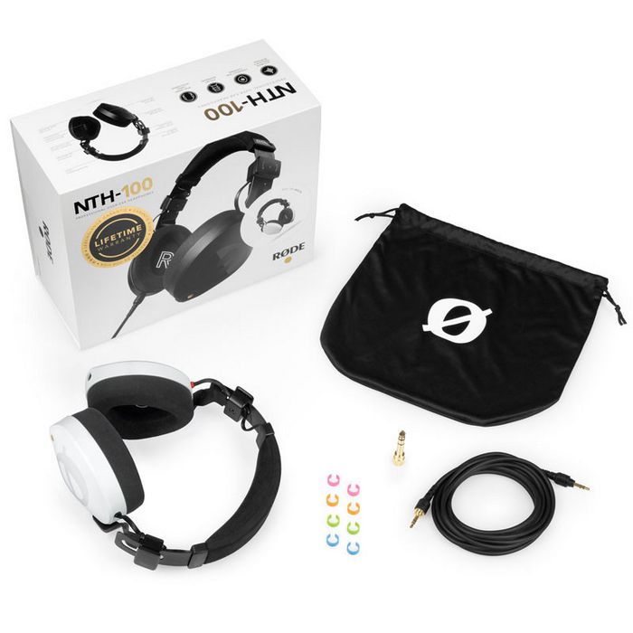 Rode NTH-100 Studio Headphones - White Edition NTH100W