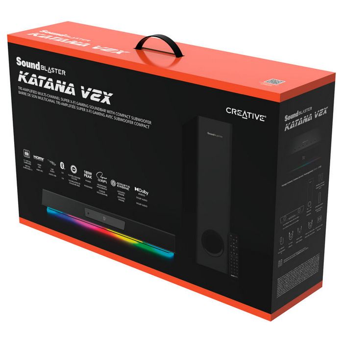 Creative Sound BlasterX Katana V2X Soundbar - black 51MF8400AA000