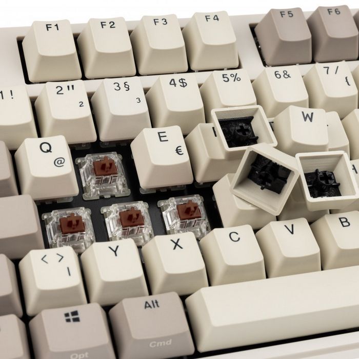 Ducky Origin Vintage Gaming Keyboard, Cherry MX-Brown-DKOR2308I-CBDEPDOEVINHH1