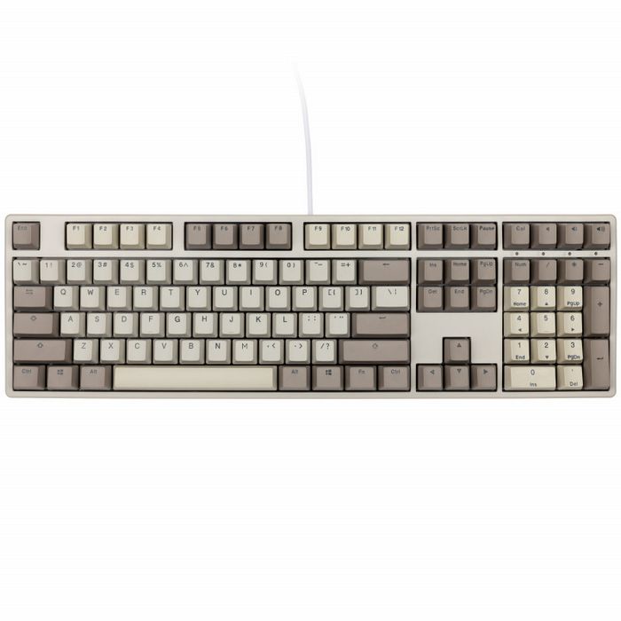 Ducky Origin Vintage Gaming Keyboard, Cherry MX-Speed-Silver (US)-DKOR2308A-CPUSPDOEVINHH1