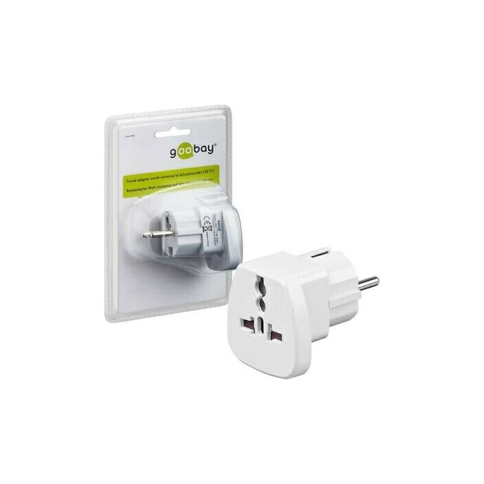 Goobay travel adapter 94026 World to EU