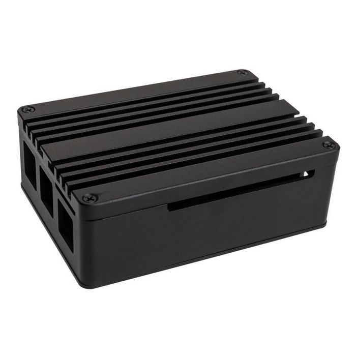 Akasa Raspberry Pi (Model Pi 4B) housing, aluminum - black A-RA08-M1B