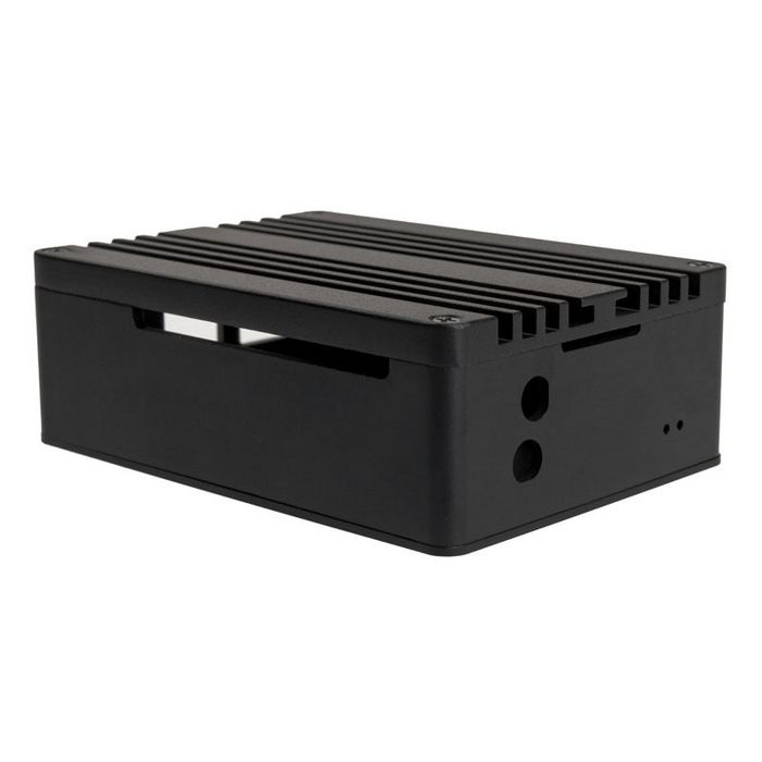 Akasa Raspberry Pi (Model Pi 4B) housing, aluminum - black A-RA08-M1B