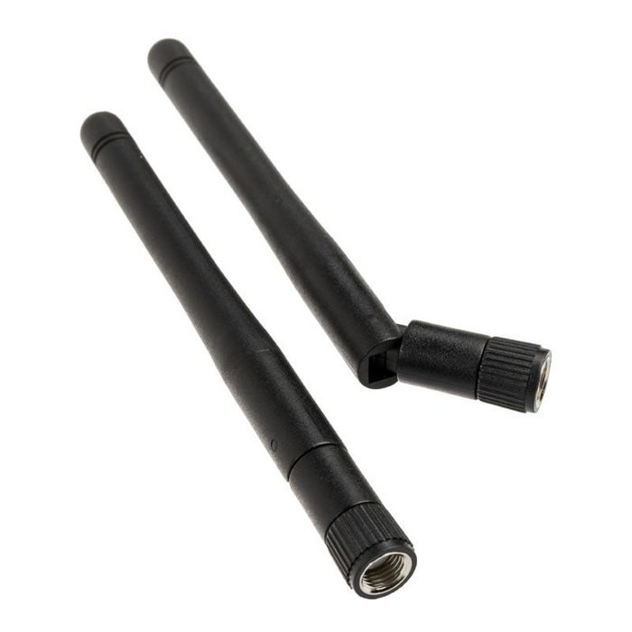 Akasa Omni-Directional Tri-Band WiFi Antenna - Pack of 2, Black A-ATN01-BK