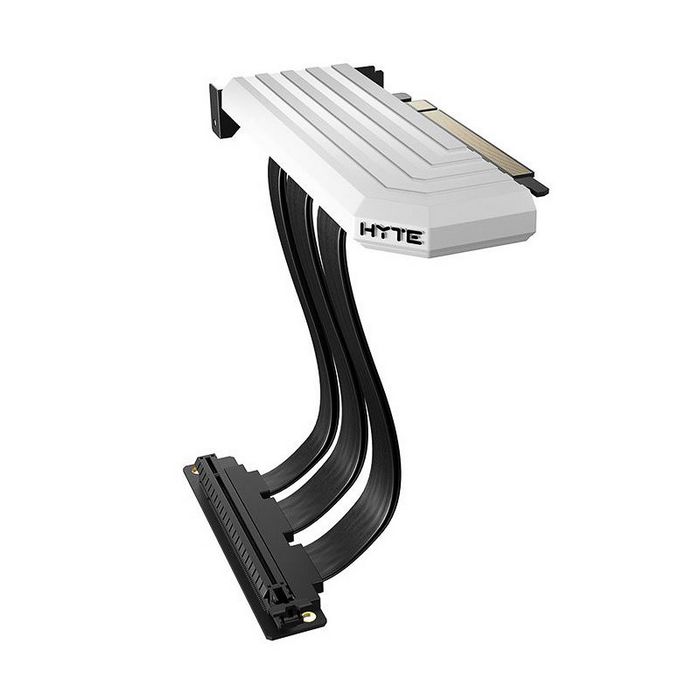Hyte PCI-E 4.0 riser cable, 20 cm - white ACC-HYTE-PCIE40-W