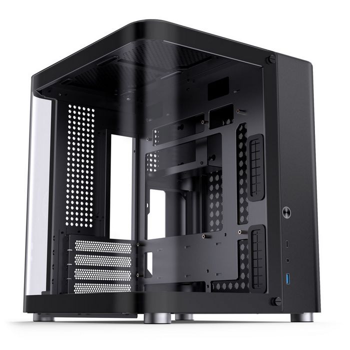 Jonsbo TK-1 2.0 Micro-ATX case, tempered glass - black-TK-1 BLACK