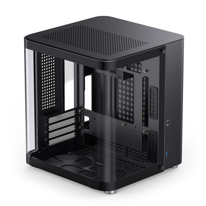 Jonsbo TK-1 2.0 Micro-ATX case, tempered glass - black-TK-1 BLACK