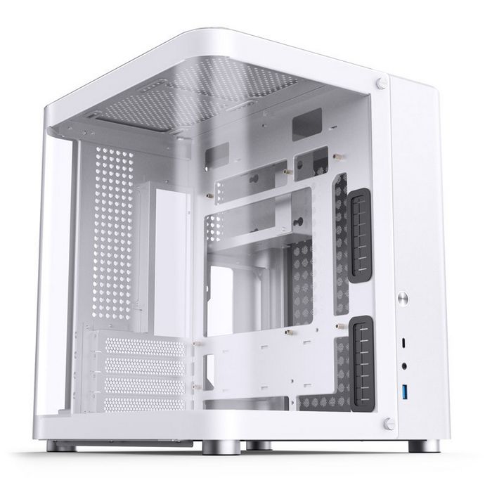 Jonsbo TK-1 2.0 Micro-ATX case, tempered glass - white-TK-1 WHITE