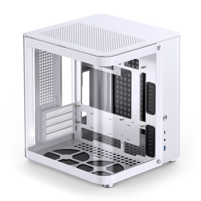 Jonsbo TK-1 2.0 Micro-ATX case, tempered glass - white-TK-1 WHITE