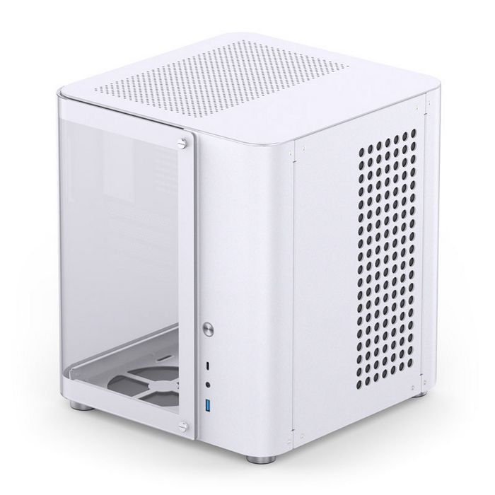 Jonsbo TK-1 2.0 Micro-ATX case, tempered glass - white-TK-1 WHITE