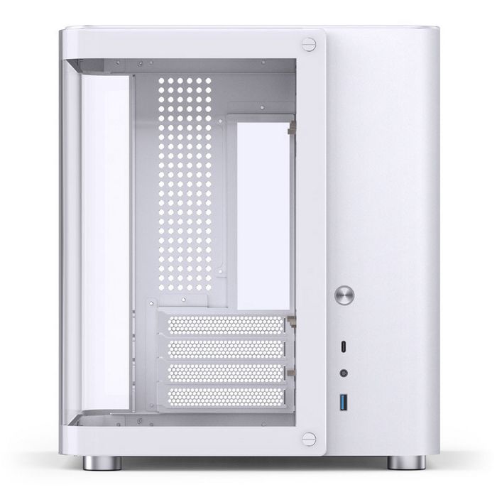 Jonsbo TK-1 2.0 Micro-ATX case, tempered glass - white-TK-1 WHITE
