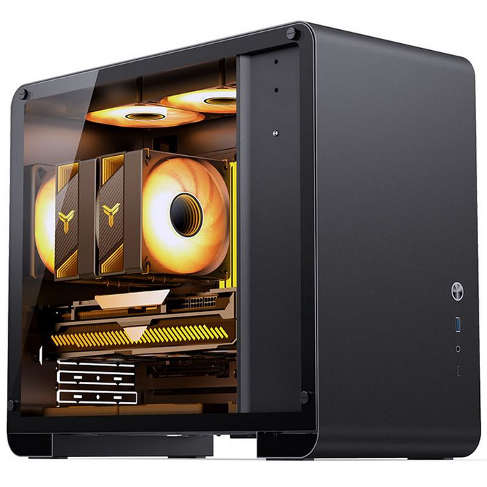 Jonsbo U4 Mini Micro-ATX case, tempered glass - black U4 MINI BLACK