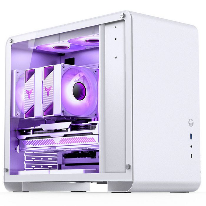 Jonsbo U4 Mini Micro-ATX case, tempered glass - white U4 MINI WHITE