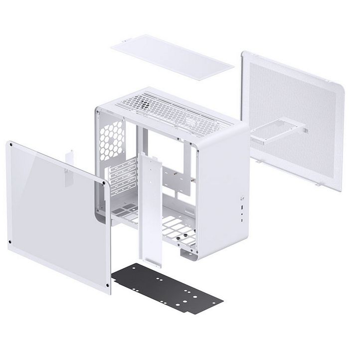 Jonsbo U4 Mini Micro-ATX case, tempered glass - white U4 MINI WHITE