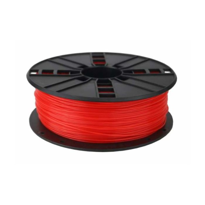 Gembird PLA filament for 3D printer, Fluorescent Red, 1.75 mm, 1 kg