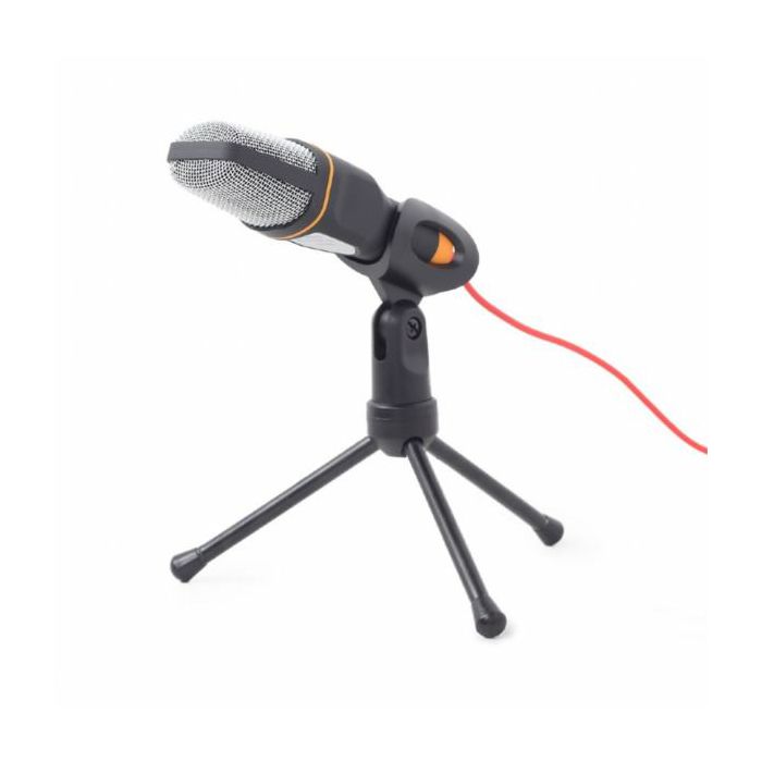 Gembird Desktop microphone with a tripod, black