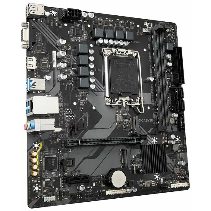 GIGABYTE B760M H DDR4, DDR4, SATA3, USB3.2Gen1, HDMI, LGA1700 mATX