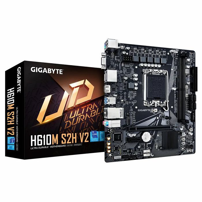 GIGABYTE H610M S2H V2, DDR5, SATA3, DP, USB3.2Gen1, LGA1700 mATX