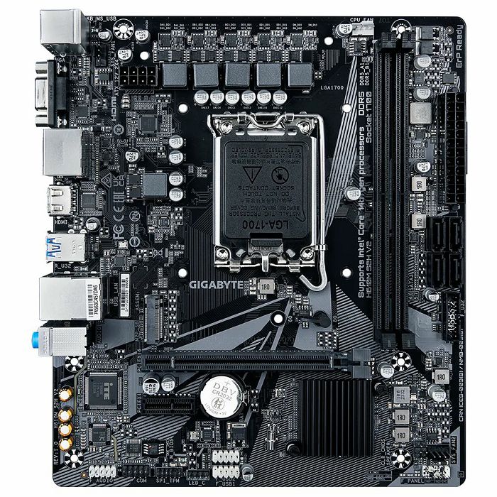 GIGABYTE H610M S2H V2, DDR5, SATA3, DP, USB3.2Gen1, LGA1700 mATX