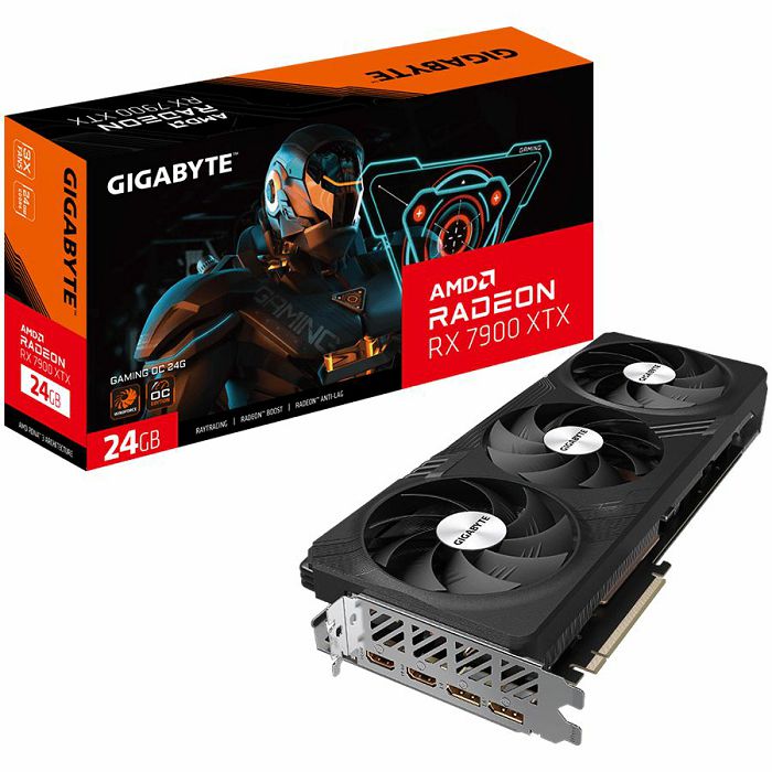 GIGABYTE AMD Radeon RX 7900 XTX GAMING OC 24G, GDDR6 24GB/384bit, PCI-E 4.0, 2xHDMI, 2xDP, 2x8pin