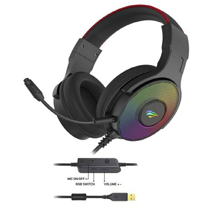 HAVIT Gamenote RGB LED headphones with microphone HV-H2028U